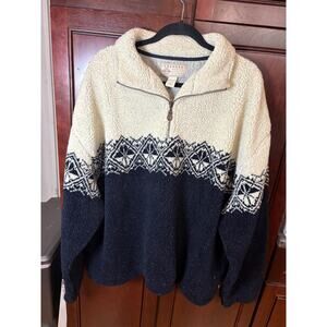 Consensus Men's 1/4 Zip Pullover Sherpa Fleece Size XXL